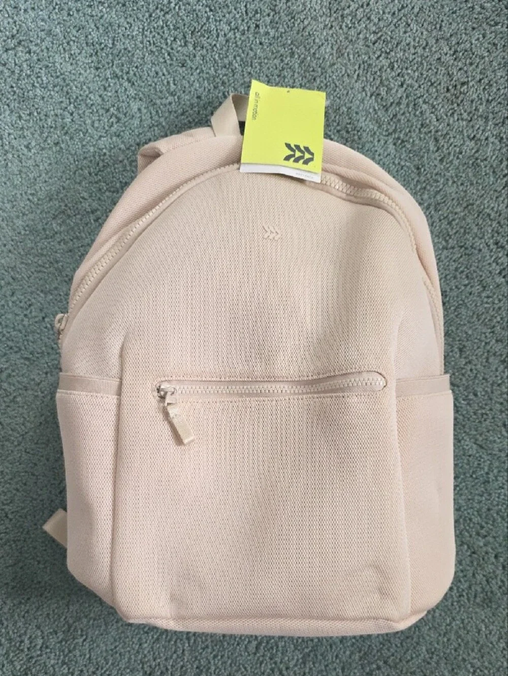 All In Motion Air Mesh Backpack, NWT, Cream.